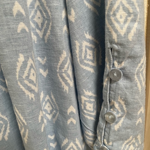 Ava Christina Women’s Linen Blend Tunic 1X - Picture 3 of 3